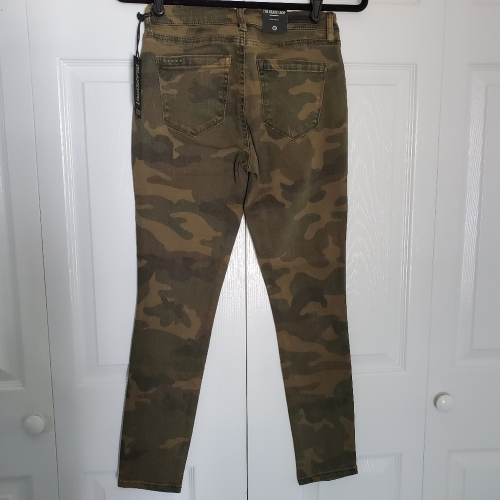 NWT Blank NYC The Reade Crop Camo Skinny Jeans - Picture 6 of 8